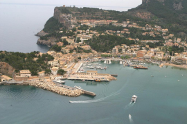 MALLORCA - MALLORCA DESDE EL AIRE - VISTA AEREA DEL PORT DE SOLLER.