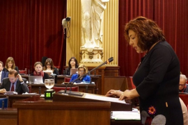 La diputada del PI, Maria Antònia Sureda, a la imatge.