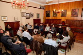 Francina Armengol s'ha reunit amb els batles dels pobles més afectats per les pluges a Porreres.