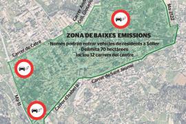 La zona de baixes emissions redueix els vehicles al centre