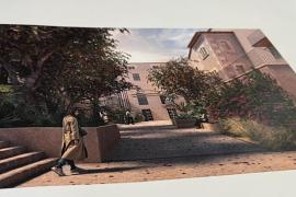 Imatge del pati exterior.