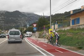 El Consell recuperà un tram de carril-bici.