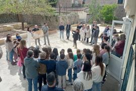 Moment de la inauguració a Ses Marjades.