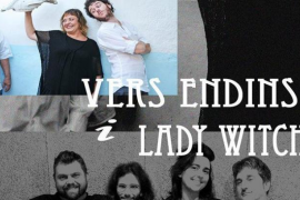 Entre els actes de la Diada de Mallorca 2016, s'inclou el concert en elèctric de Vers endins i Lady Witch el pròxim dimecres 28 de desembre a les 20:00 hores a Can Alcover.