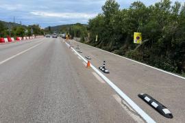 Eliminen més places d'aparcament de la carretera Desviament