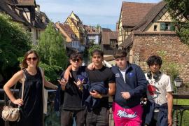 Quatre estudiants de la Vall han viscut quatre enriquidores jornades d’aprenentatge a França.