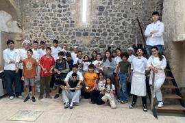 Els estudiants de l’Institut i del Pere Cerdà s’ajuntaren al Museu.