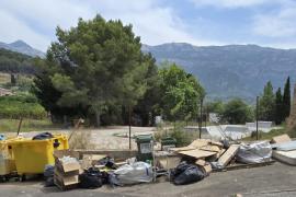 Estat del punt de reciclatge d'Es Puig.