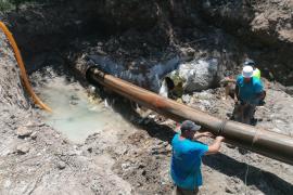 Pollença recupera la xarxa d'aigua i en retira les restriccions