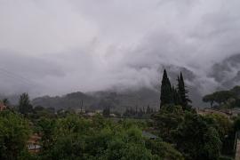 La tempesta d'avui matí a Sóller.