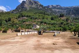 Destrueixen una zona d’horts a Biniaraix per fer aparcaments