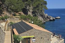 Estat actual del refugi a sa Calobra.