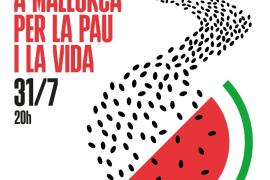 45 marxes i concentracions simultànies per Palestina a les ciutats, barris i pobles de Mallorca