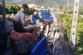 La canonada que duu aigua fins a Fornalutx pateix una nova avaria