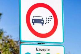 La zona de baixes emissions de Palma multa 150 vehicles diaris en el primer mes de funcionament