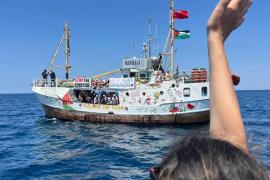 Organitzen concentracions a quatre ports de Mallorca per a donar suport a la flotilla que sortirà des de Barcelona cap a Gaza
