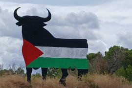 El toro d'Algaida, amb Palestina
