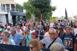 Concentració davant el Consolat dels EUA a Palma per exigir la fi del genocidi a Gaza