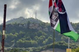 Més de 500 persones han participat en la marxa solidària per Palestina al Toro de Menorca.