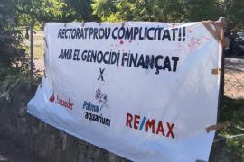 [VÍDEO] Interrompen un acte de la UIB per a exigir que talli tota relació amb el sionisme i els seus vincles financers