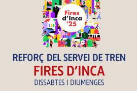 Serveis especials de tren per les fires d’Inca