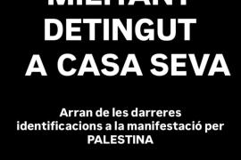 Detenció política: La policia espanyola se’n duu de ca seva un jove militant comunista