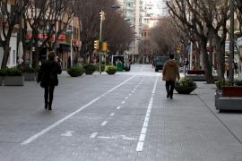 L'Ajuntament de Palma ha anunciat la seva intenció de suprimir el carril bici de Blanquerna.