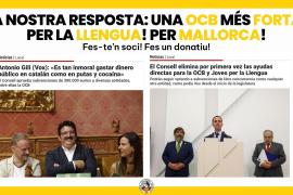 Resposta a la retirada d’ajuts del Consell: l’Obra Cultural Balear rep una allau de nous socis