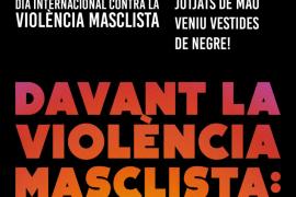 Cartell de la protesta convocada per les Dones Autoorganitzades de Menorca.