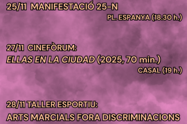 Actes contra la violència masclista a Son Sardina
