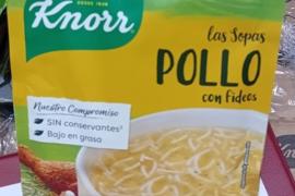 Detecten presència de peces de metall i cautxú en dos lots de ‘sopa de pollastre amb fideus' de la marca Knorr