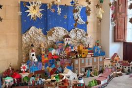 Presenten a Inaca un betlem fet amb material reciclat i referències als 150 anys del ferrocarril a Mallorca