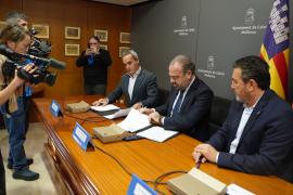 Gabriel Escarrer Jaume, CEO de Melià Hotels International, ha visitat aquesta setmana l’Ajuntament de Calvià.