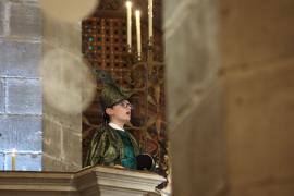 El nin Toni López Dezcallar de l’Escolania dels Vermells ha cantat la Sibil·la enguany a la Seu