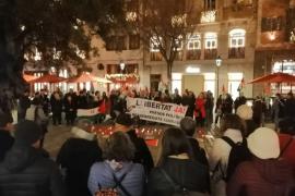 Espelmes enceses, des del cor de Palma, en solidaritat amb el Poble de Sahrauí