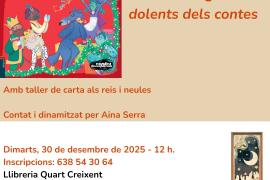 Contacontes ‘Els Reis Mags i els dolents dels contes’ a Quart Creixent