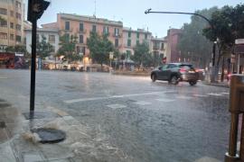 Activada l'alerta groga per pluges i tempestes a totes les Illes Balears
