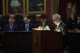 Pep Llambías critica, en el pregó de la Festa de l’Estendard, la «desmesurada especulació immobiliària» que ha patit Palma