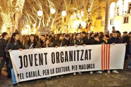 Els joves reforcen la manifestació de la Diada