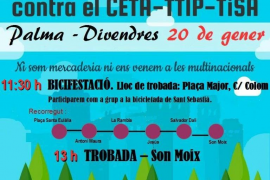 El punt de trobada de la bicicletada reivindicativa serà aquest divendres a la plaça major a les 11.30 hores.