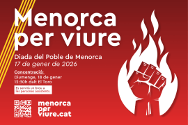 «Viure dignament a Menorca», la reivindicació menorquinista per la Diada del Poble de Menorca