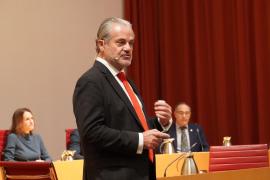 L'ultra Marcos de Quinto en un moment de la seva conferència d'aquest dissabte.