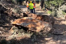 Esporles ha restringit l'accés a la zona des Verger per risc de nous despreniments.
