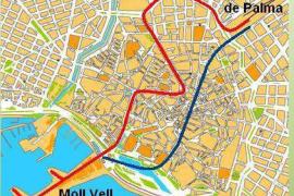 El túnel del ferrocarril que travessa Palma compleix 95 anys