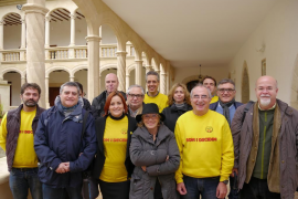 Soler amb la resta de membres de la direcció de l'ASM.