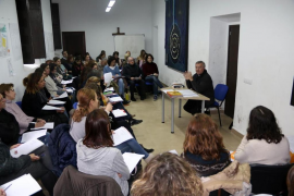 El Bisbe dirigeix una jornada de formació social per a Càritas.