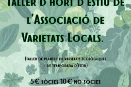 Taller de planter de varietats locals i ecològiques de temporada d'estiu a La Fonera