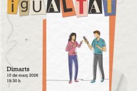 Durant la celebració de l'acte s'obsequiarà les persones assistents amb un opuscle editat per Homes per la Igualtat.