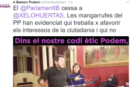 La destitució de Xelo Huertas en 10 tuits