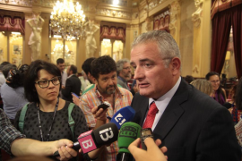 Jaume Font, durant la costitució del Parlament aquest dijous.